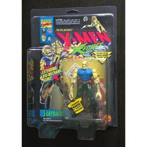 Toy Biz Marvel X-Men Action Figure: Slayback (X-Force) 1996 w/Protector‎ Case
